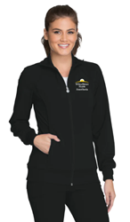 11992- Cherokee Womens Zip Front Warm-Up Jacket   