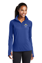 13162- Sport-Tek® Ladies Sport-Wick® Stretch 1/2-Zip Pullover   