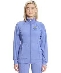 13320- Cherokee Womens Zip Front Warm-Up Jacket 