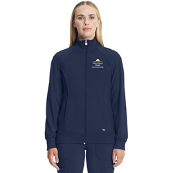 13414- Cherokee Womens Zip Front Warm-Up Jacket    