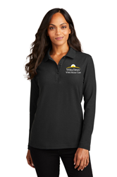 3671- Port Authority® Ladies Silk Touch™ Long Sleeve Polo 