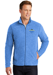 B1-Port Authority® Heather Microfleece Full-Zip Jacket   