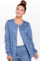 CCU- Cherokee Womens Zip Front Warm-Up Jacket    