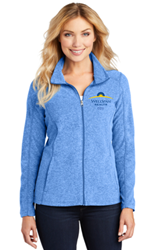 CCU-Port Authority® Ladies Heather Microfleece Full-Zip Jacket  