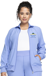 CR- Cherokee Womens Zip Front Warm-Up Jacket   