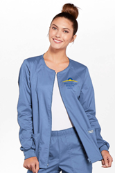 PACU-Cherokee Womens Zip Front Warm-Up Jacket  