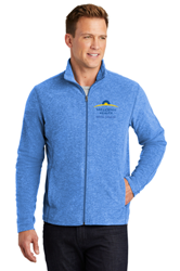 WAHC-Port Authority® Heather Microfleece Full-Zip Jacket   